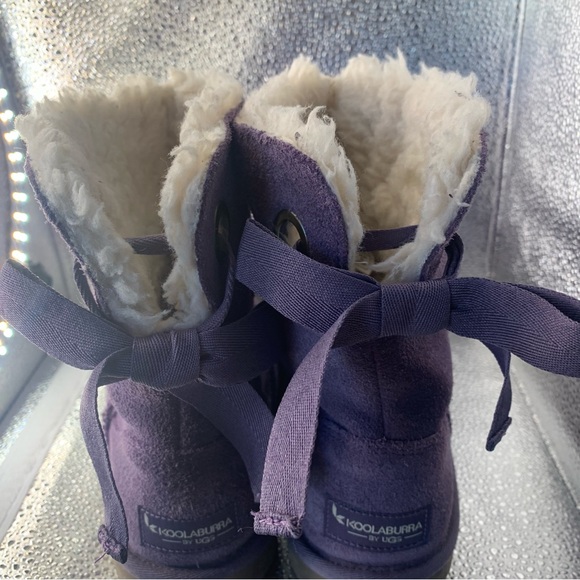 UGG Koolaburra Purple Kids Boots size 1 - Picture 4 of 14